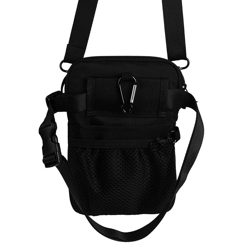 Convertible Nurse Fanny Pack Pocket Organizer for Medical Supplies (Black)