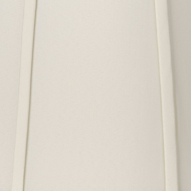 Springcrest Off-White White Drum Lamp Shade Modern Silver Circles 15x16x11 - Spider