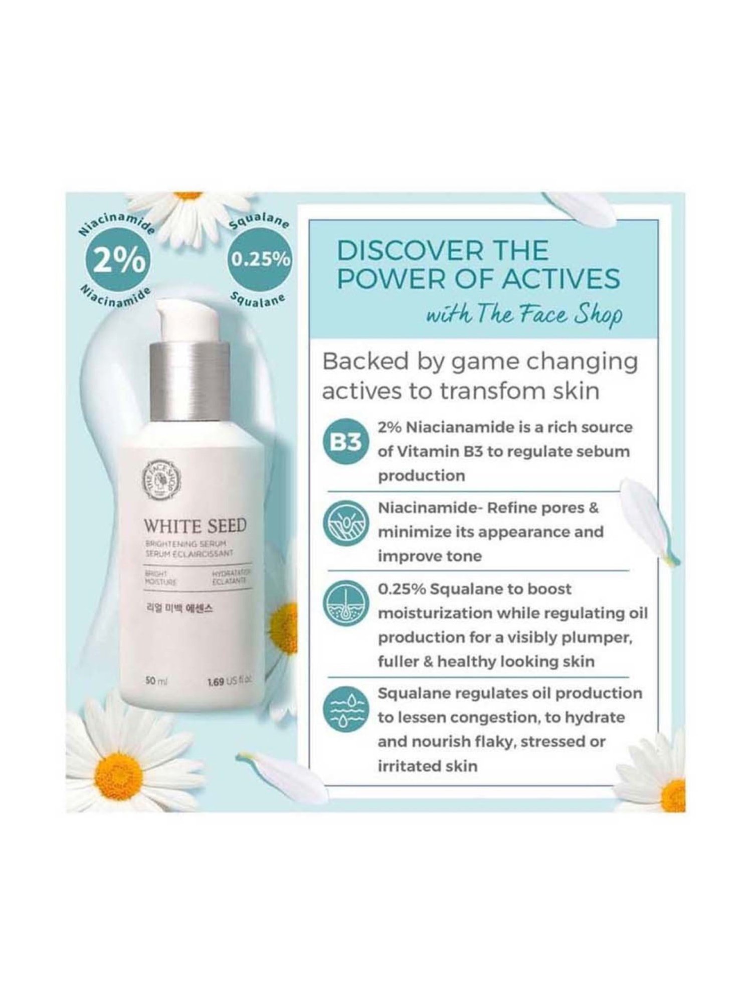 The Face Shop White Seed Brightening Serum - 50 ml