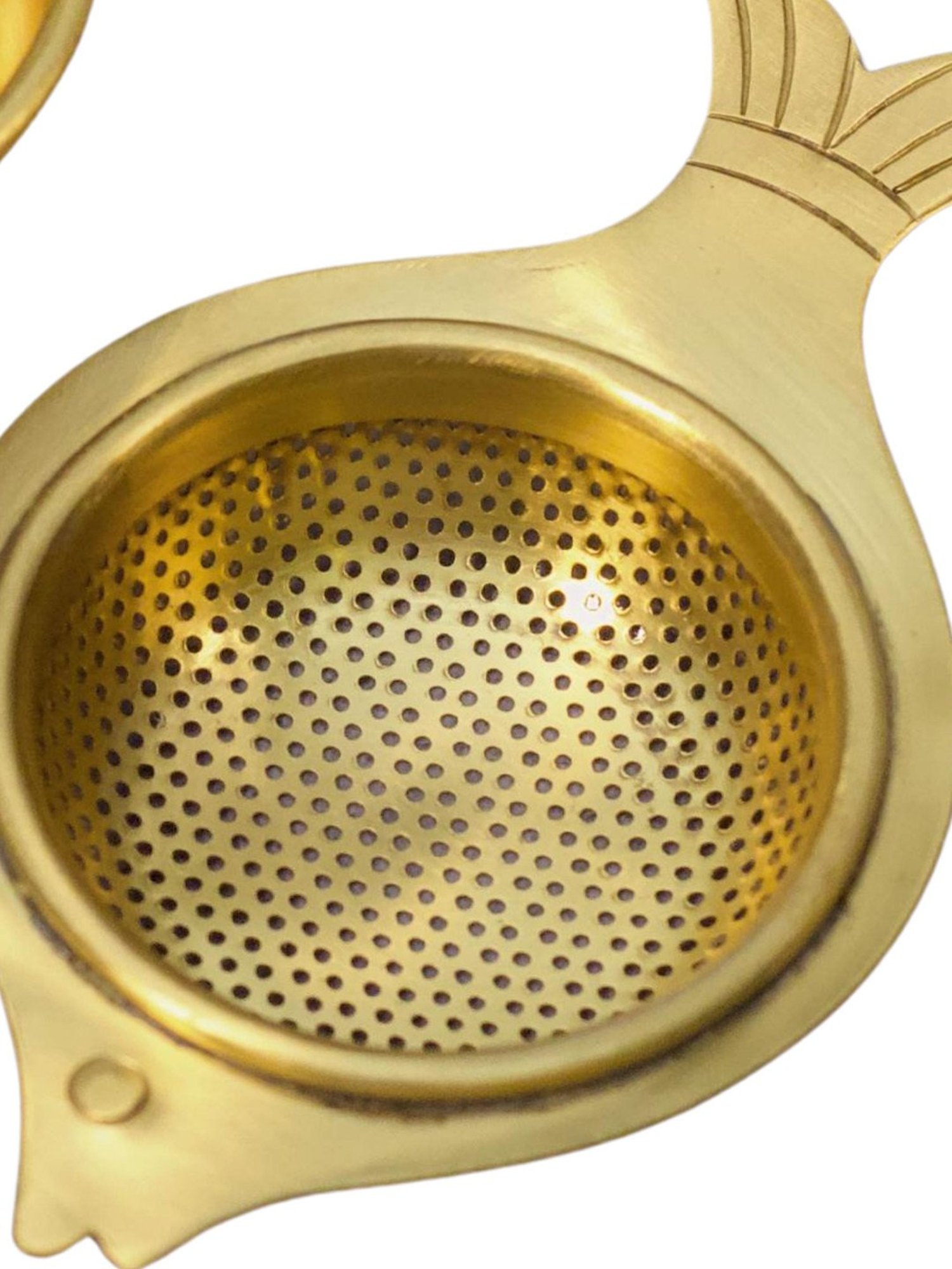 Ambi Fish Shaped Tea Medium Sized Strainer With Resting Pot
