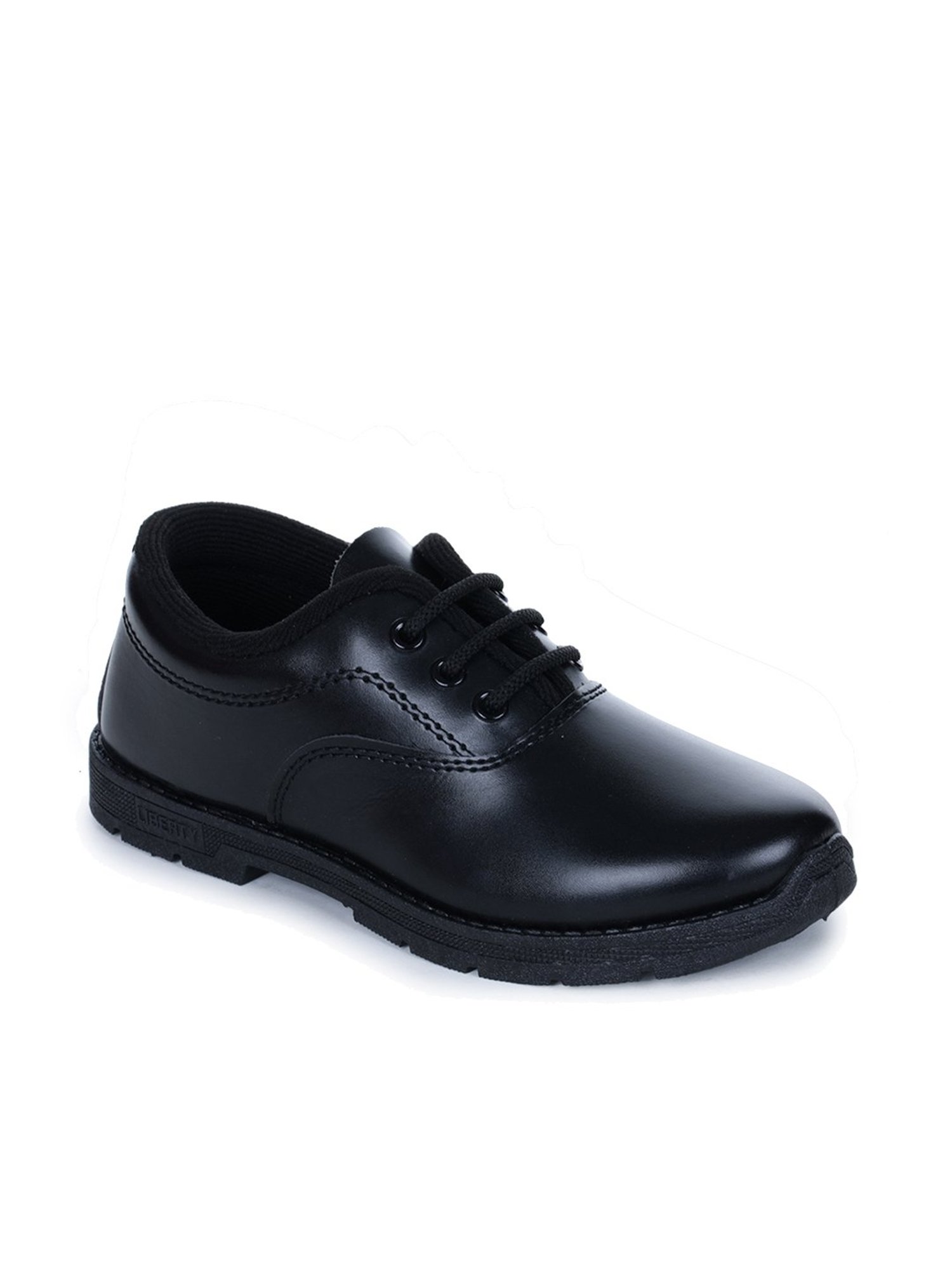 Prefect By Liberty Kids Black School Shoes