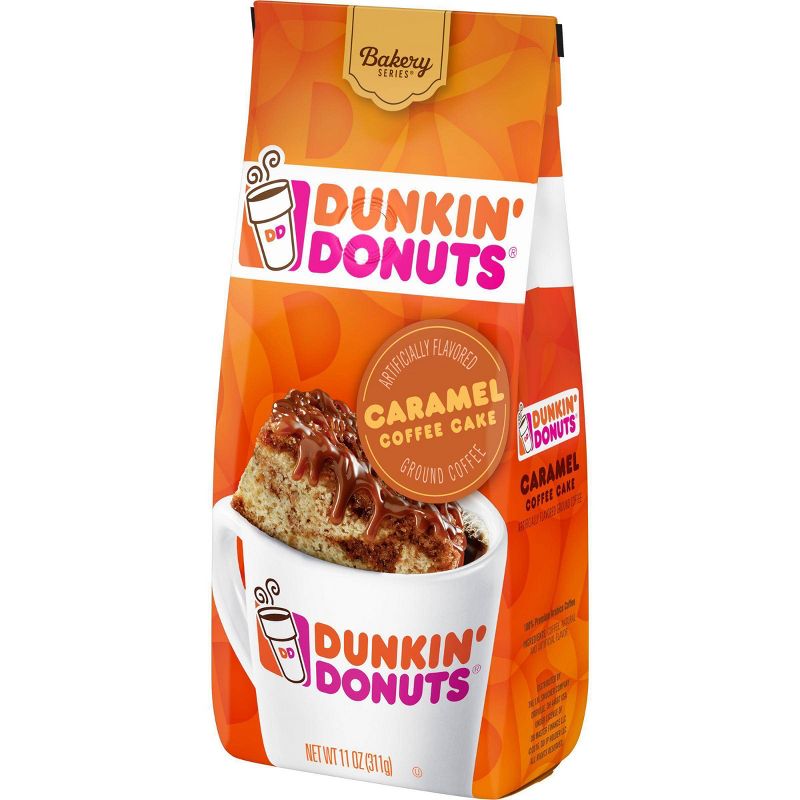 Dunkin' Donuts Caramel Cake Medium Roast Ground Coffee - 11oz
