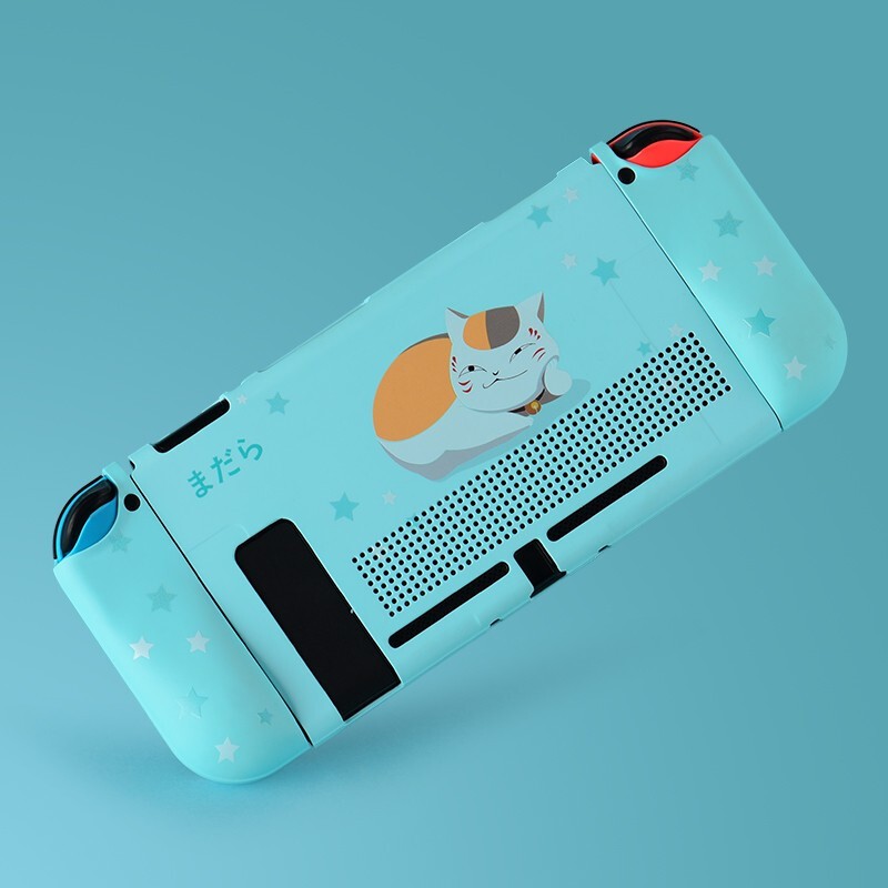 SA Elegant Dockable Protective Dockable Case for Nintendo Switch - Handheld Grip Protector Cover - Include Thumb Grip Caps(yellow  Pikachu )