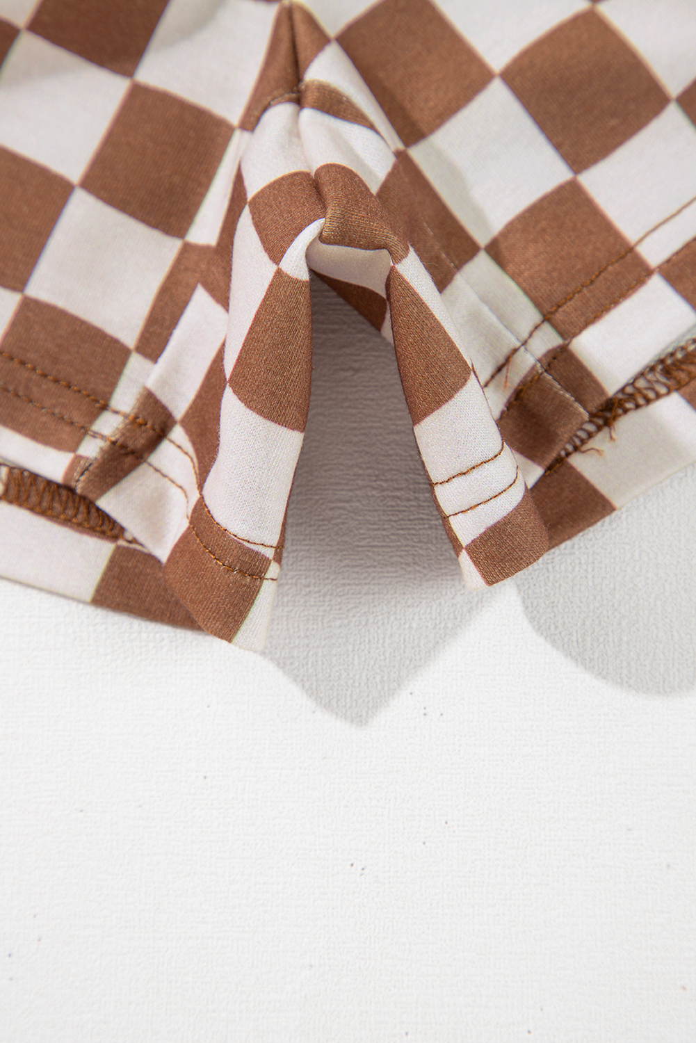 Rose Red Solid Waffle Knit Plus Size Two Piece Shorts Set