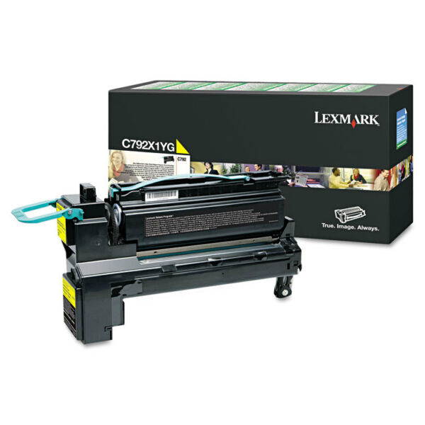 Lexmark C792X1YG Extra High-Yield Toner 20 000 Page-Yield Yellow