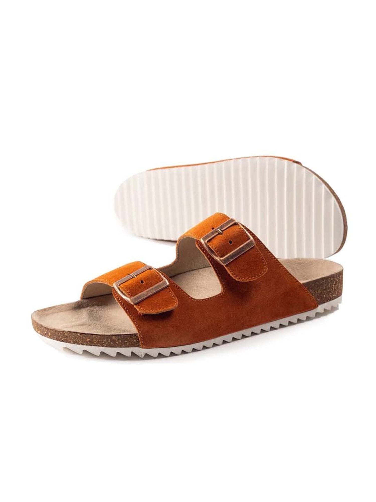 Griffin Men's Orange Casual Sandals