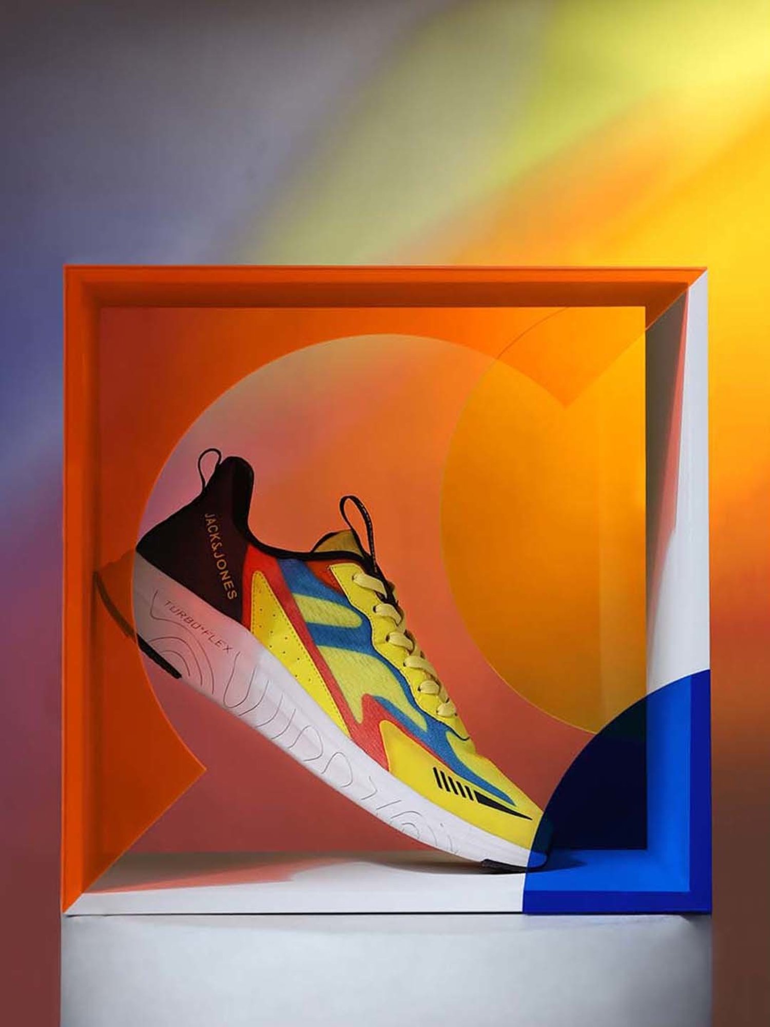 Jack & Jones Men's Blazing Yellow Casual Sneakers