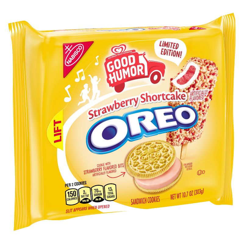 Oreo Good Humor Strawberry Shortcake Sandwich Cookies - 10.7oz