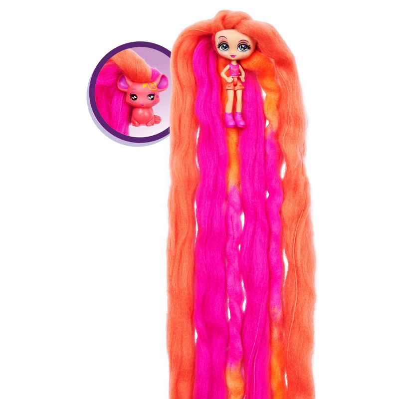 Candylocks Doll + Pet - Posie Peach & Fin-chilla