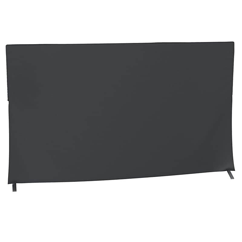55 inch TV Cover Indoor Screen Protector for Flat Screen TV Clean Dust Cover Enclosure for Flatscreen Television Smart TVs Cloth Fabric Cover Size 50 x 31 inch Made in USA Black