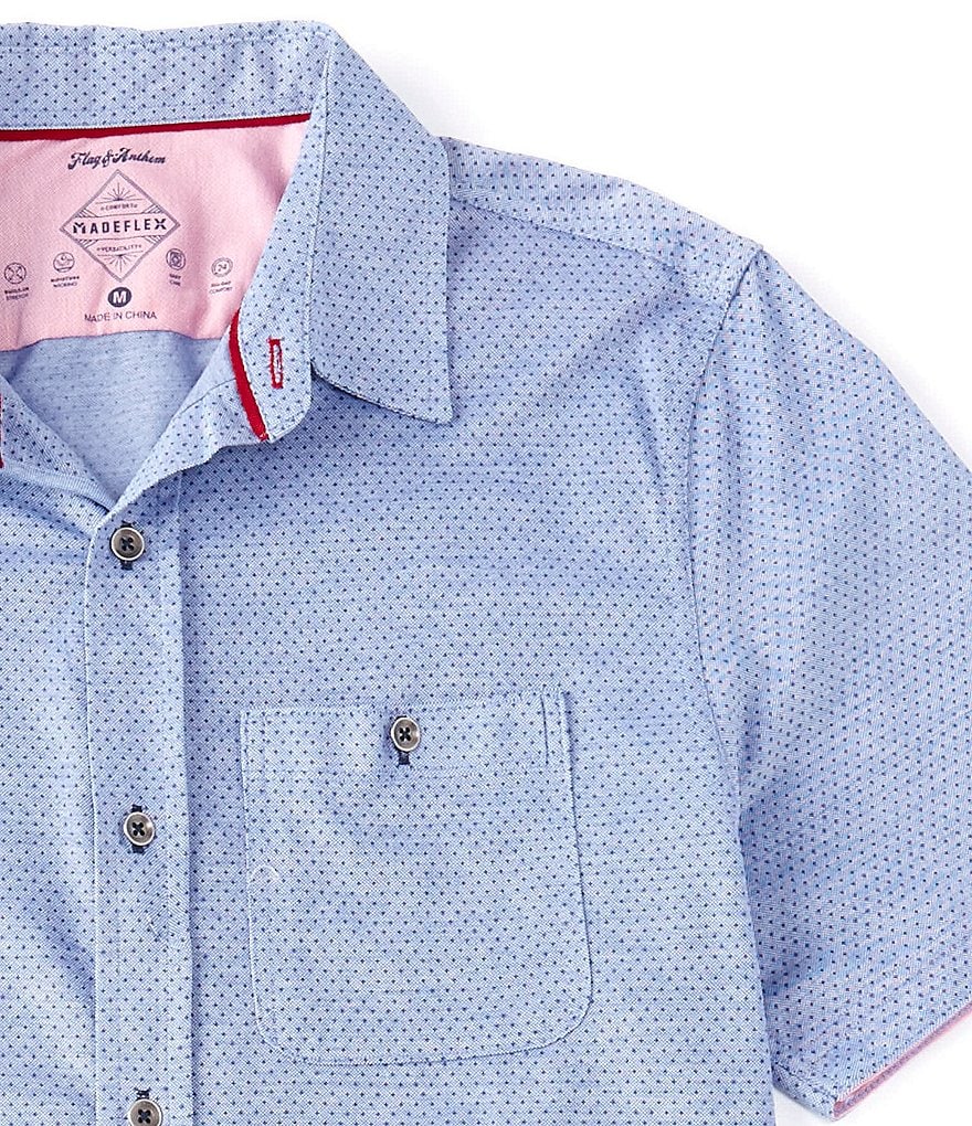 Flag and Anthem MadeFlex Momentum Felton Short-Sleeve Knit Woven Shirt