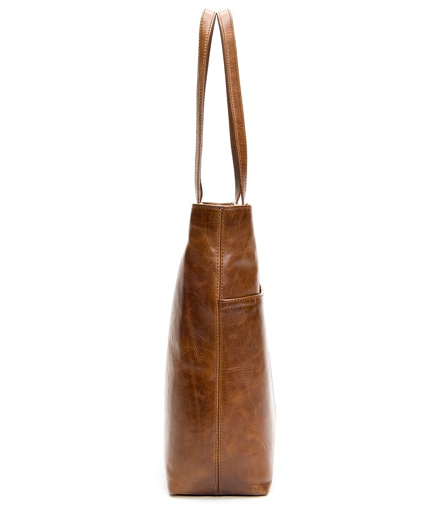 Frye Melissa Simple Italian Leather Zip Tote Bag