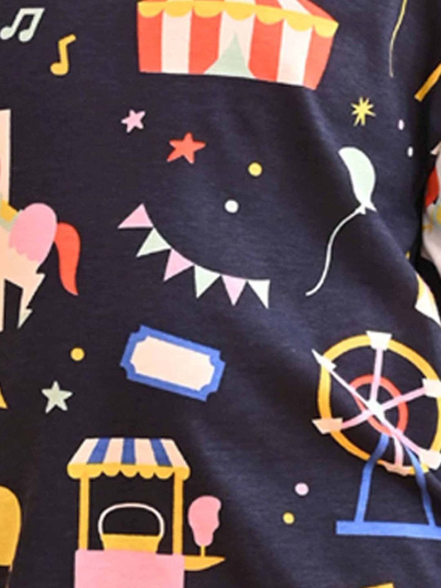 Jockey Girls Black Printed Shorts