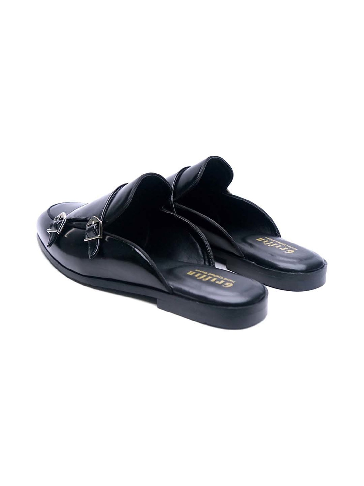 Griffin Men's Black Mule Shoes