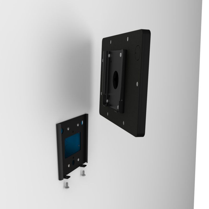 VidaMount Black Enclosure and Fixed VESA Slim Wall Mount [Bundle] compatible with iPad Mini 4 & 5