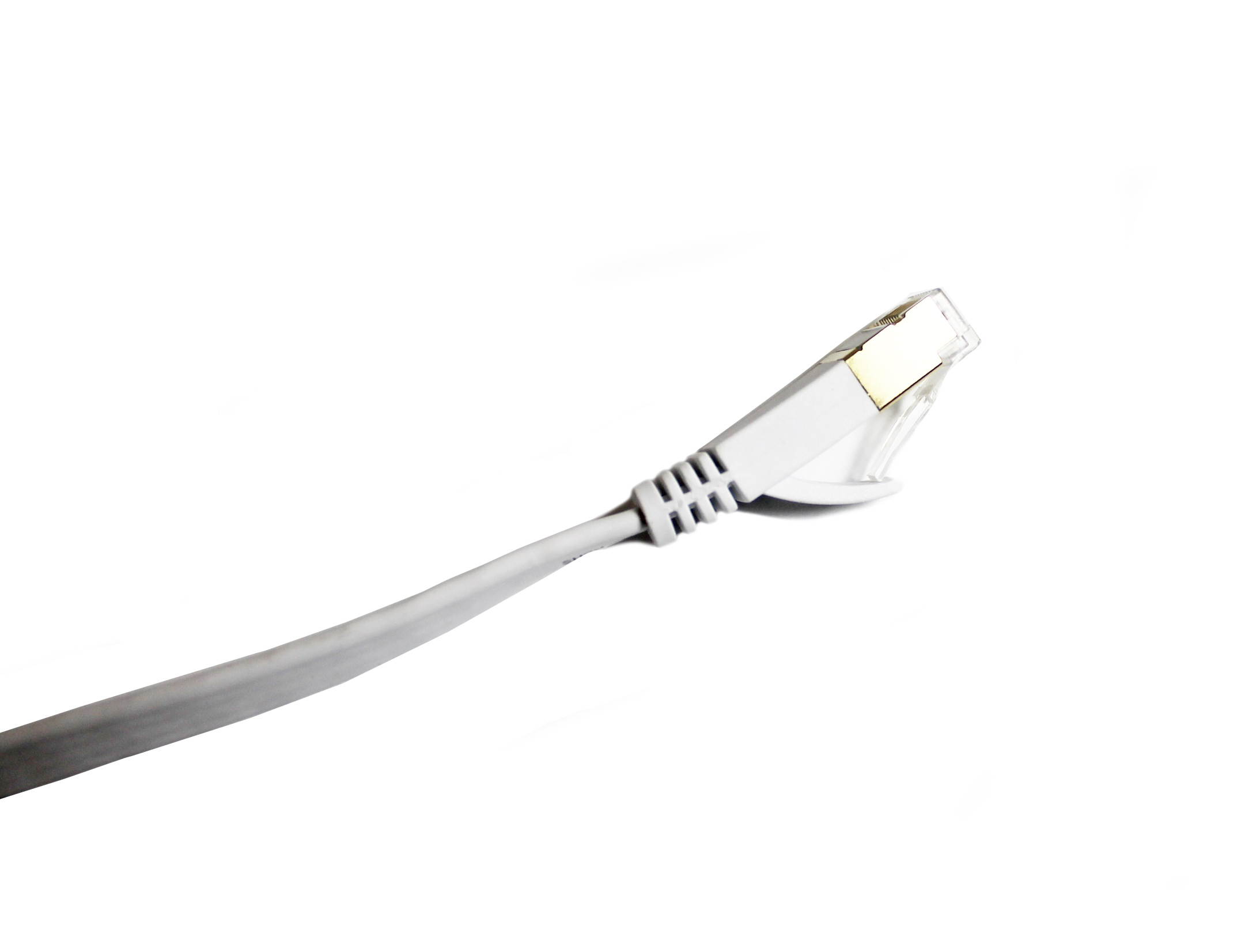 Nexhi UTP Cat 6 Ethernet Cable UnShielded - Ethernet Cable, Faster than Cat5e/Cat5 Network, Flat Cat6 High Speed LAN Wire with Rj45 for Router and Modem (7 feet, White)