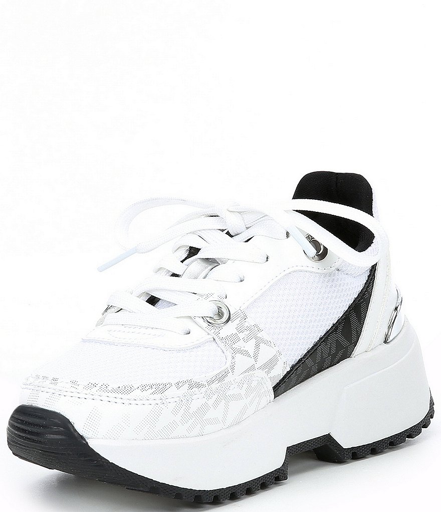 MICHAEL Michael Kors Girl's Cosmo Logo Print Sport Sneakers (Youth)