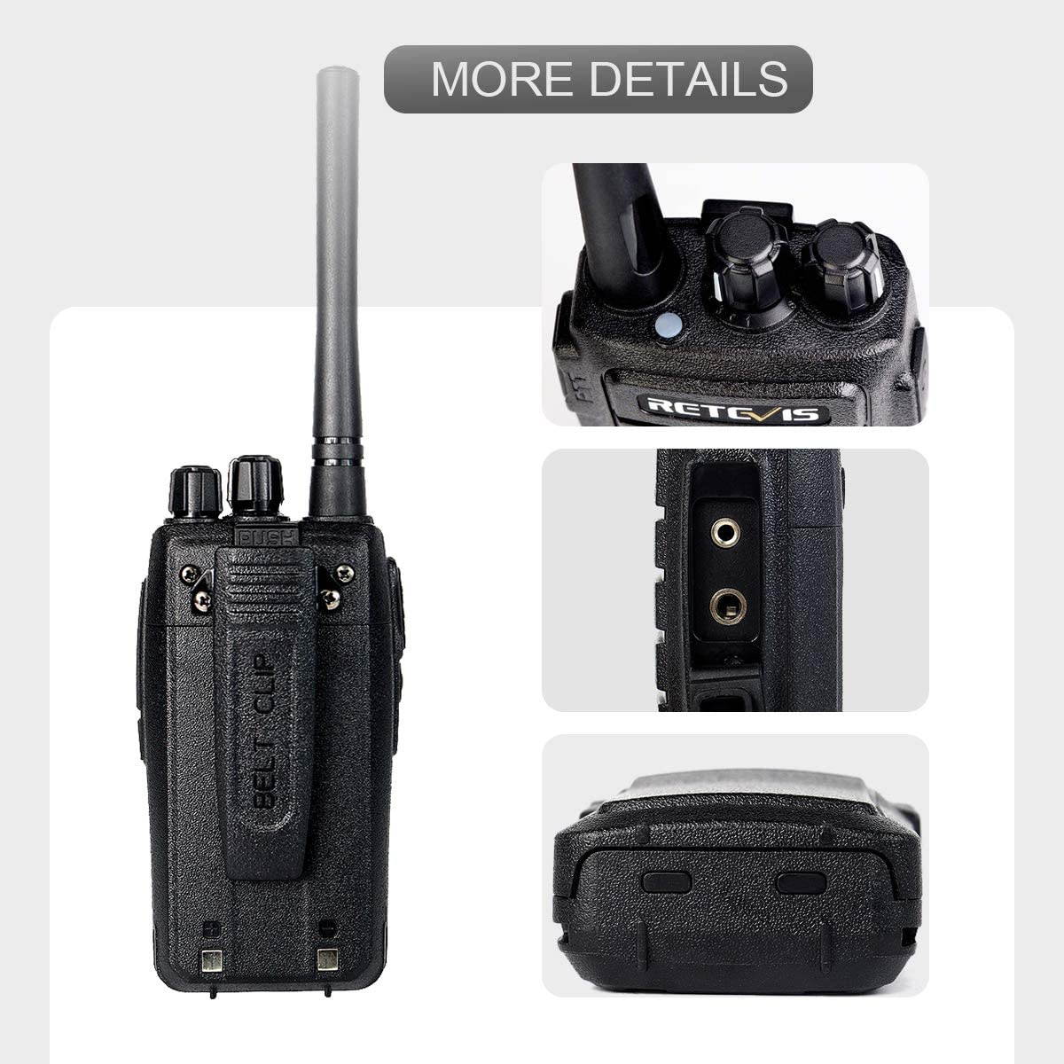 Case of 4,Retevis RT21 Walkie Talkies Adults Rechargeable, Two Way Radios Long Range,16 Channels VOX Hands Free Emergency 2-Way Radio for Family and Small Organization Business