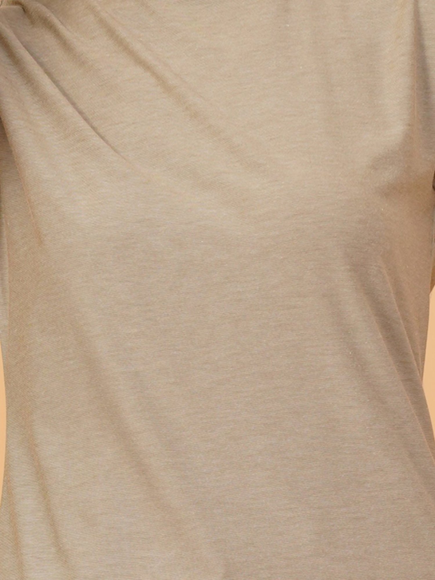 Kotty Beige Regular Fit T-Shirt