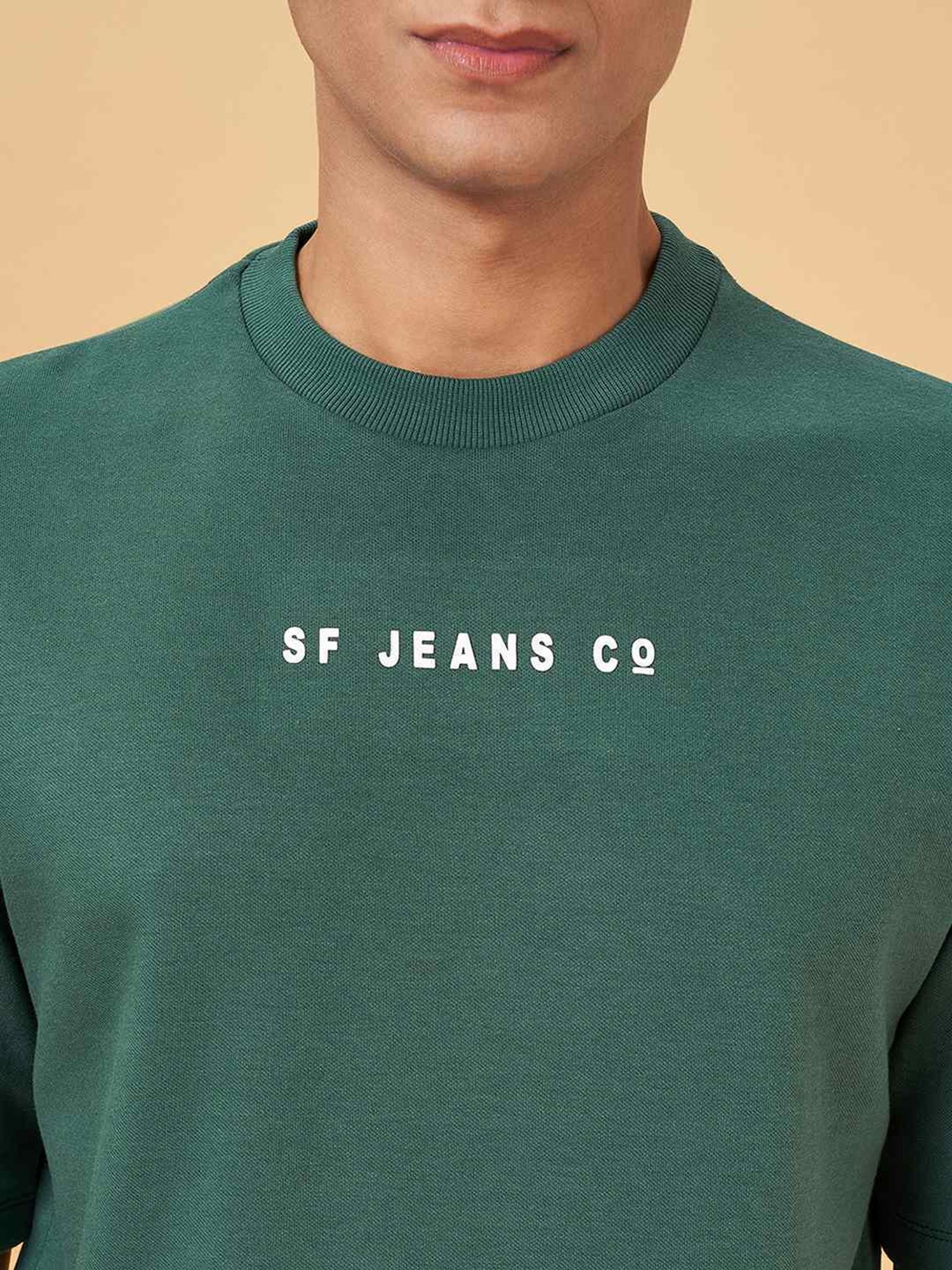 Sf Jeans By Pantaloons Garden Topiary Loose Fit Printed T-Shirt