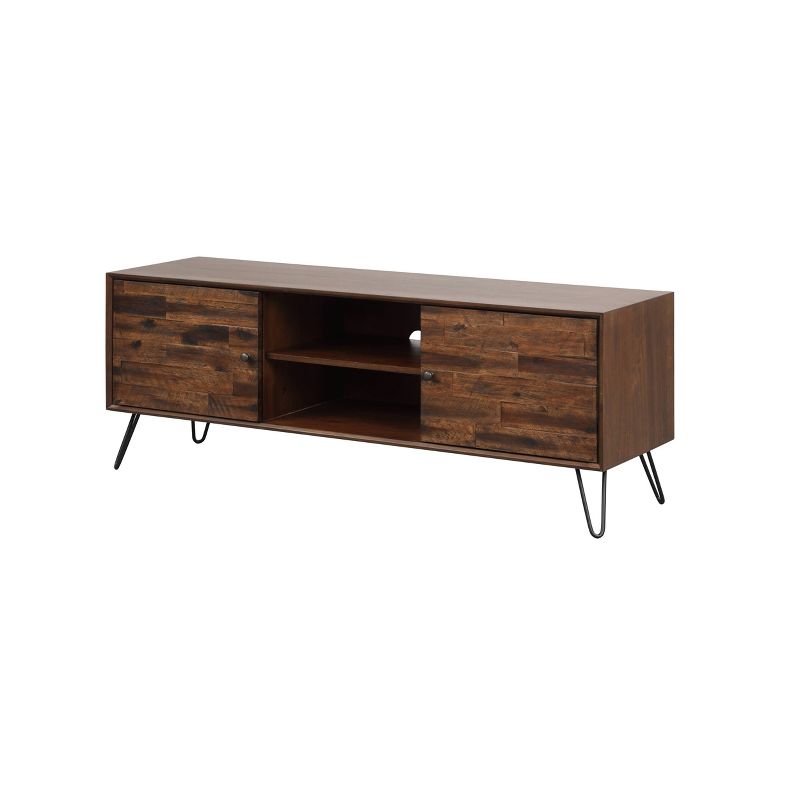 60" Jasper TV Stand Dark Brown - Summerland Home