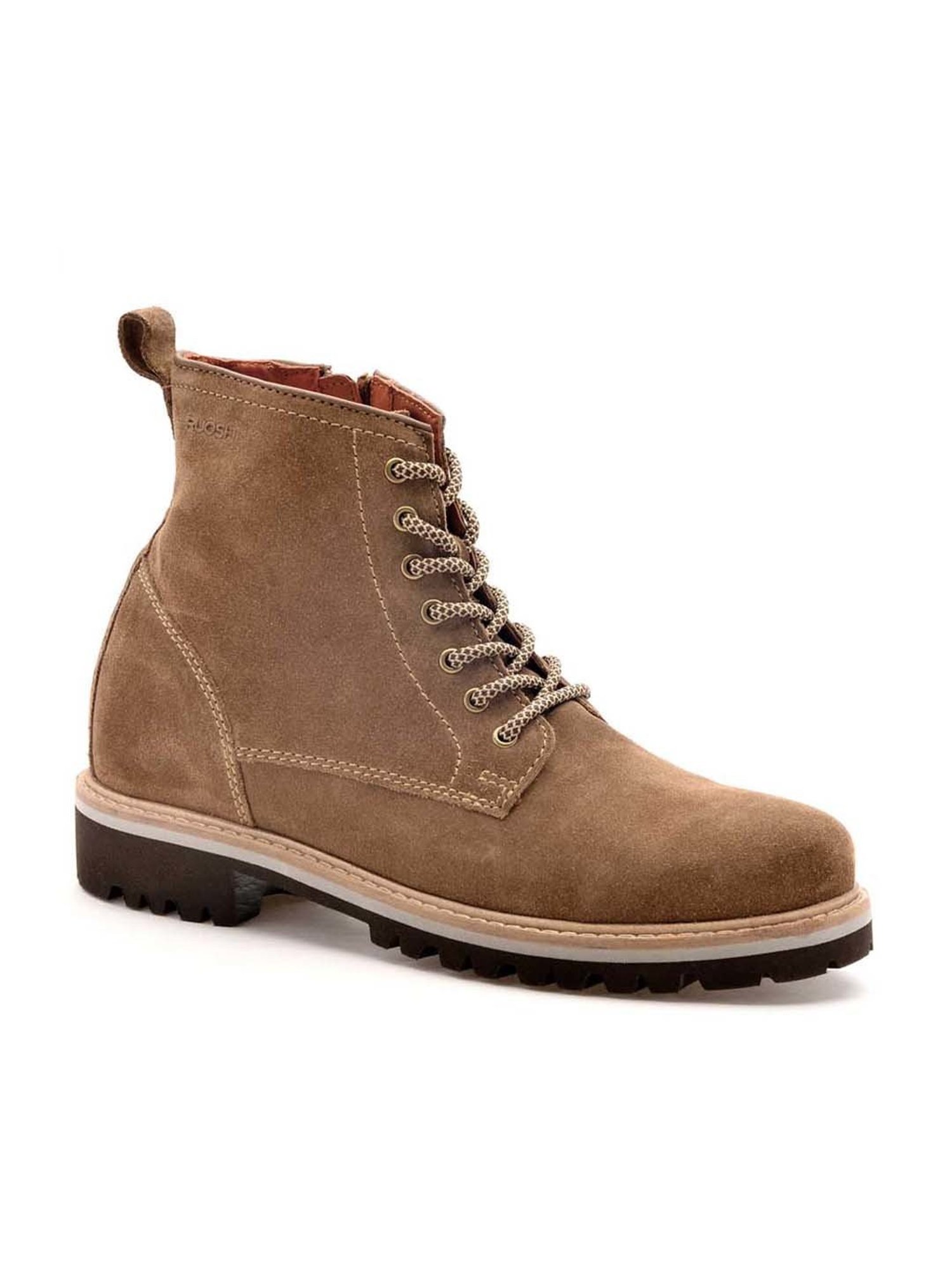 Ruosh Men's Tan Derby Boots