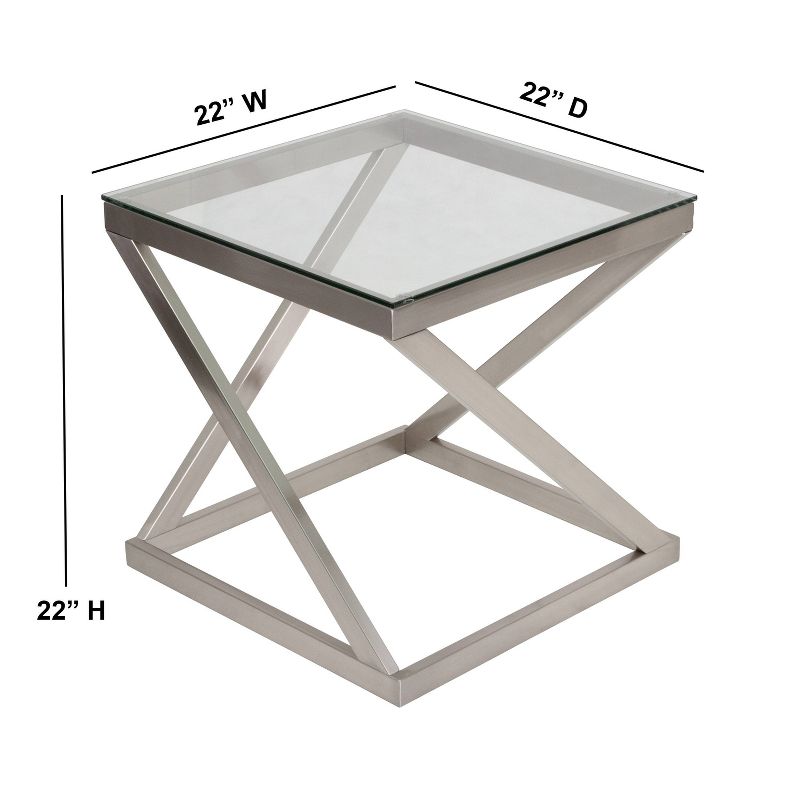 Signature End Table Gray - Riverstone Furniture