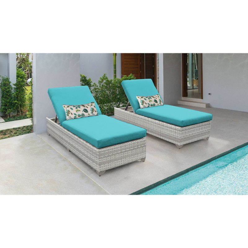 2pc Patio Chaise Lounge - Patio Festival
