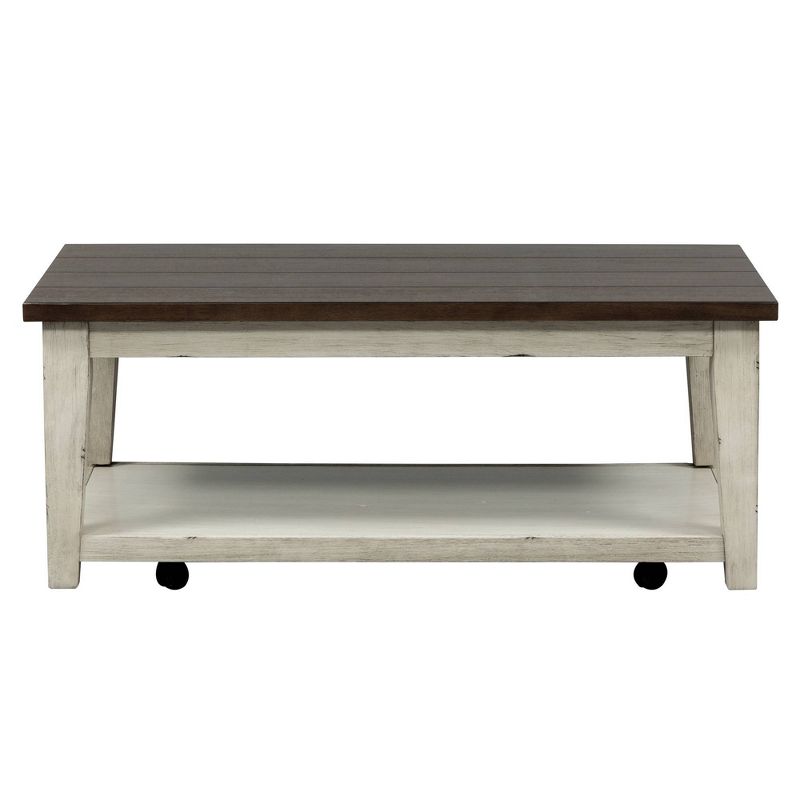 Lancaster Cocktail Table Gray - Liberty Furniture