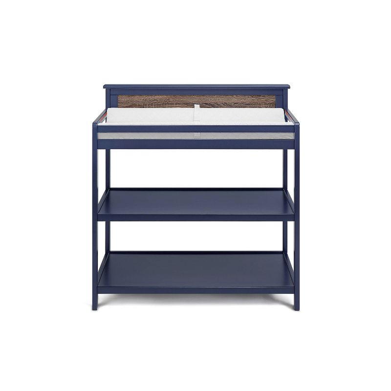 Suite Bebe Connelly Changing Table - Midnight Blue/Vintage Walnut