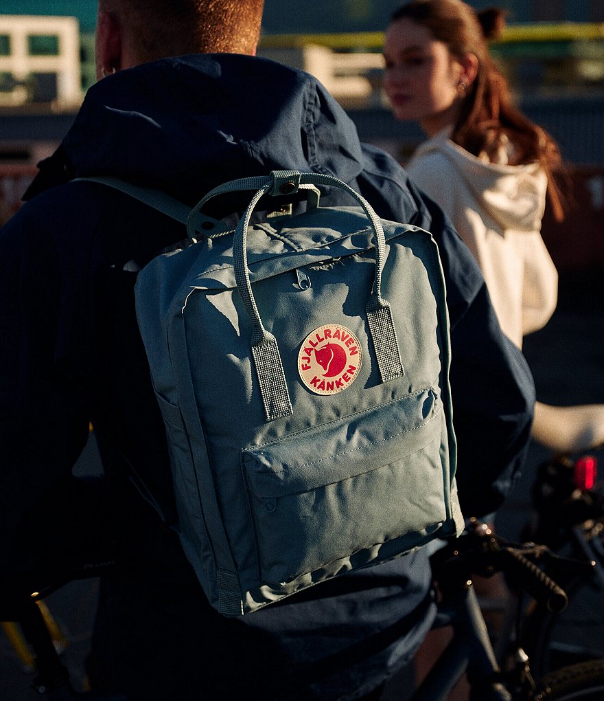 Fjallraven Kanken Water-Resistant Cotton Zipper Convertible Backpack