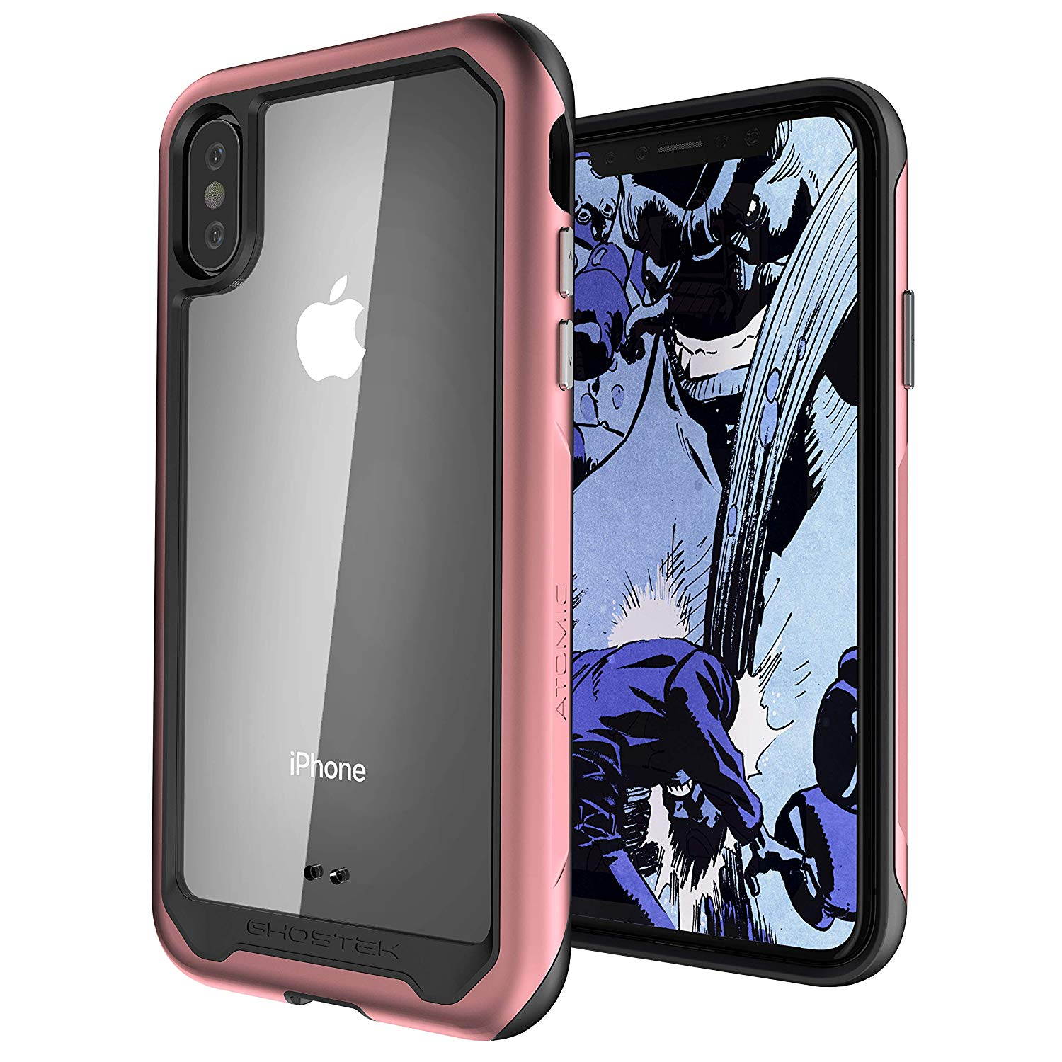 Ghostek Atomic Slim Shock Absorbing Protective Case Compatible with iPhone XR - Gold