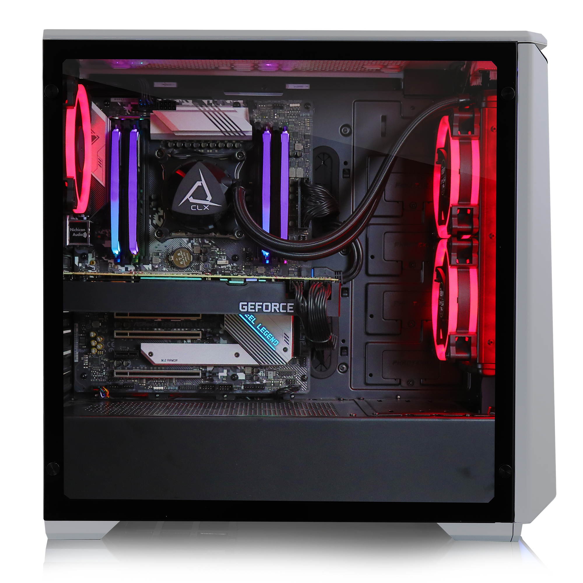 CLX SET Gaming Desktop, Intel Core i9 10900X 3.70GHz 10-Core, 32GB DDR4, GeForce RTX 2080 Ti 11GB, 960 GB SSD, 3 TB HDD, WiFi, Windows 10 Home