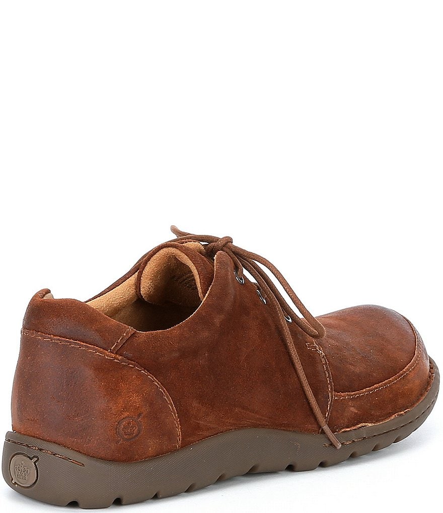 Born Men's Nigel 3-Eye Distressed Leather Oxfords