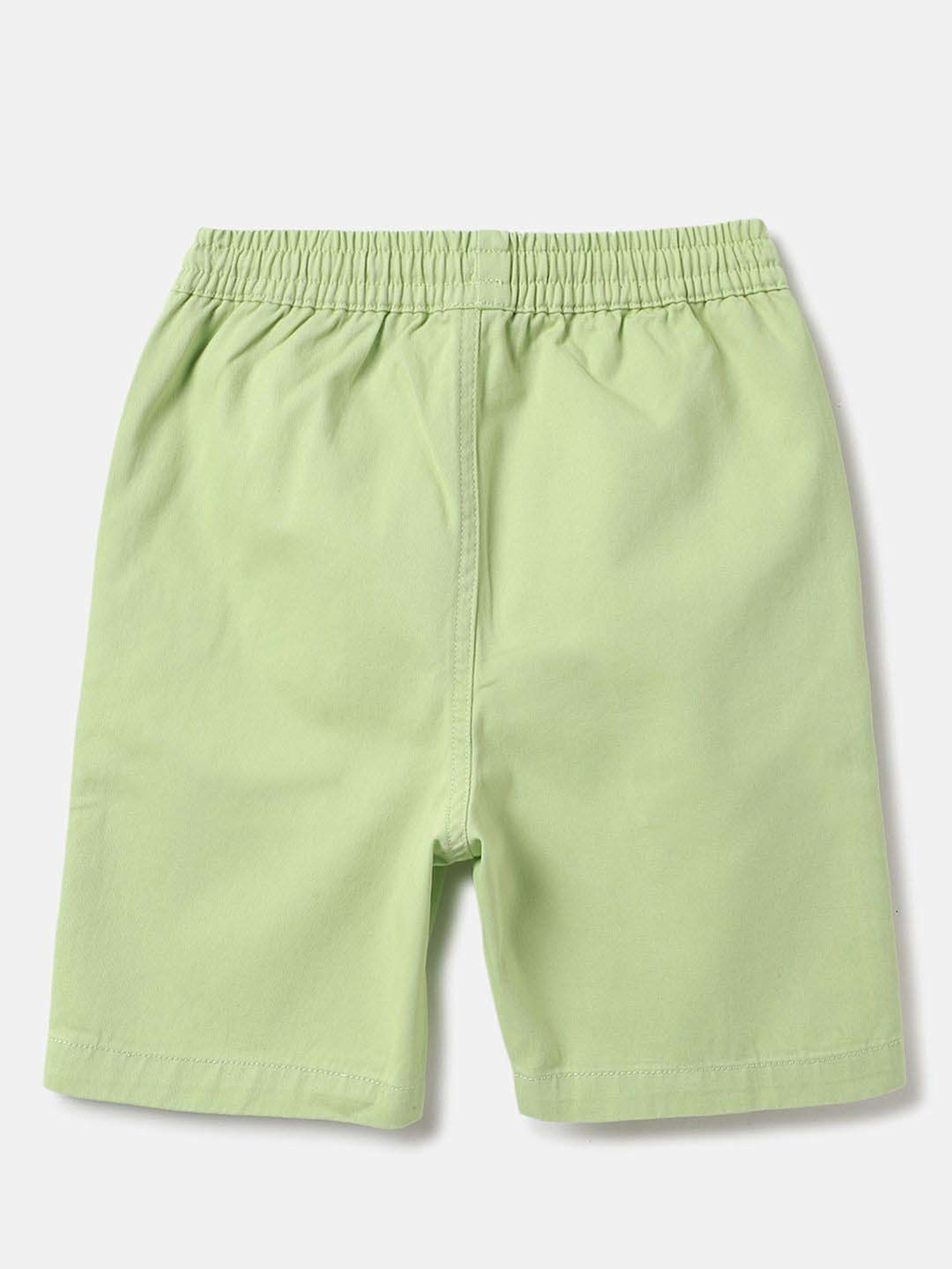 United Colors of Benetton Kids Green Cotton Regular Fit Short
