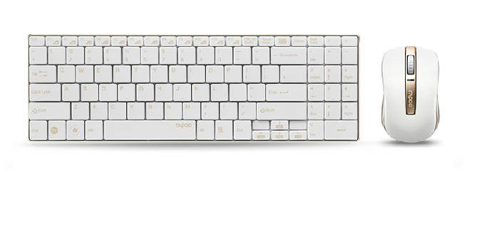 Rapoo 9160 Wireless Optical Combo Keyboard and Mouse Kit 1000 DPI