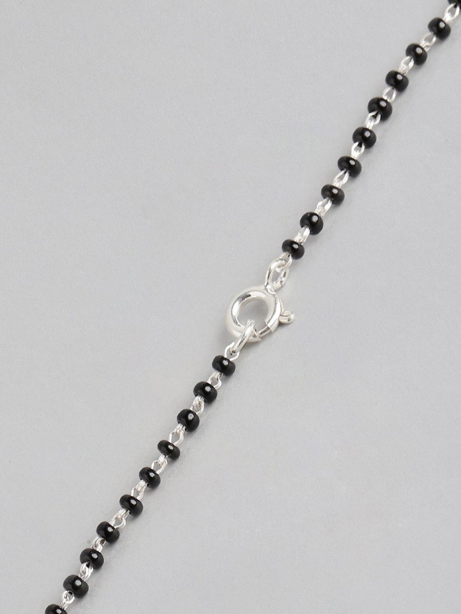 March by FableStreet 92.5 Sterling Silver Floral Mangalsutra for Women