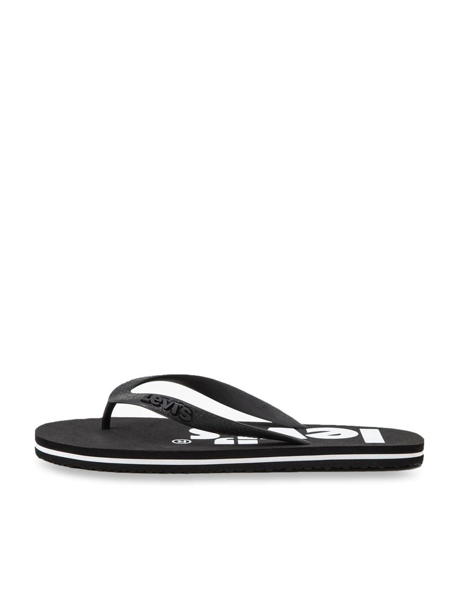 Levi's Men's Black Flip Flops
