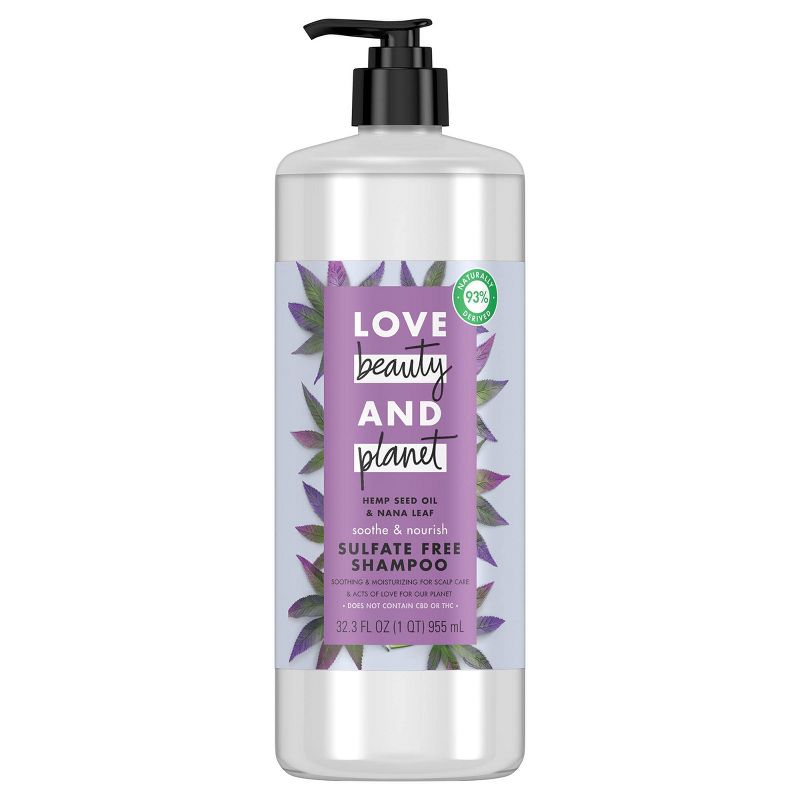 Love Beauty and Planet Soothe and Nourish Hemp Seed Shampoo - 32 fl oz