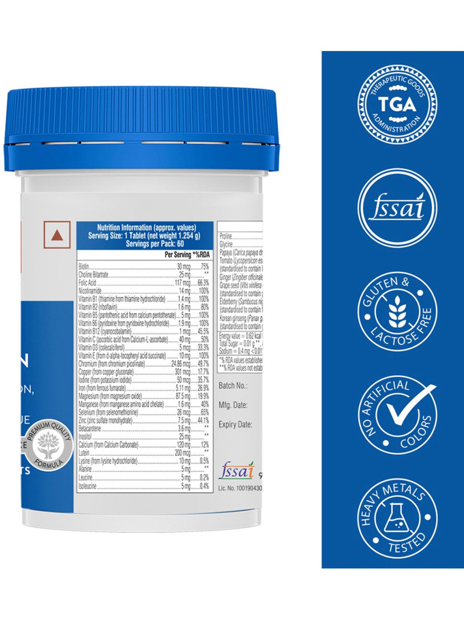 Swisse Ultivite Men Multivitamin Supplement for Energy - 60 Tablets