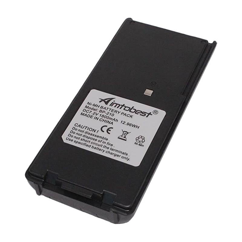 N 1800mAh NiMH Battery Compatible for ICOM ICA6 ICA24 ICF3GT ICF21 ICF30GT ICF31GT ICF40GT ICF41GS BP209N BP222N