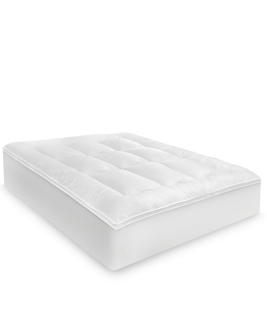 Sensorpedic 2-Inch Down Alternative Fiber Bed Topper with 100% Cotton Cover