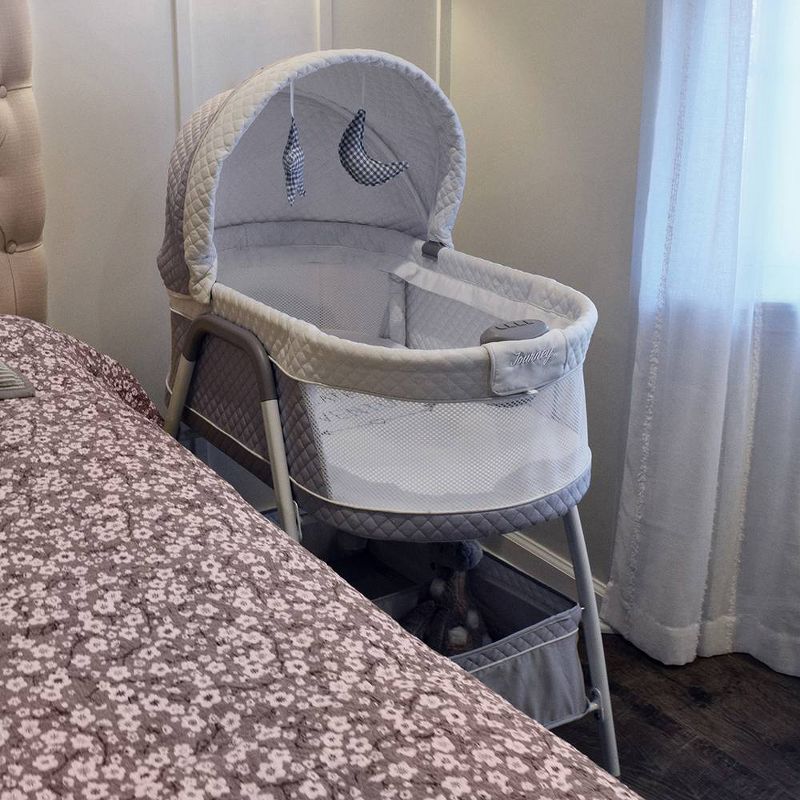 TruBliss Journey 3-in-1 Bassinet - Light Gray