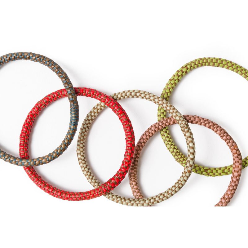 Set of 5 Cotton Jewelry Bangles - All Across Africa