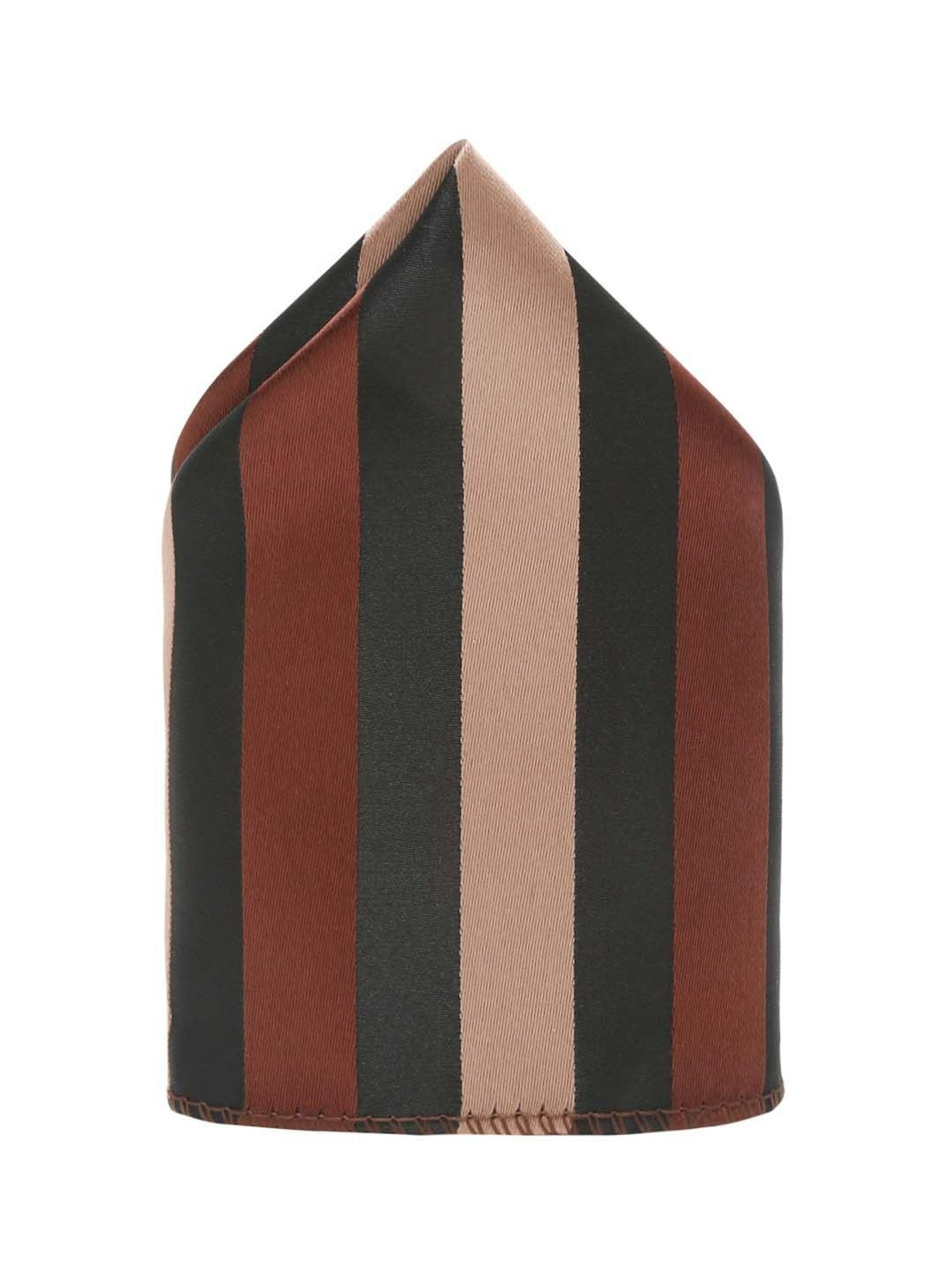 Louis Stitch Brown Striped Necktie Gift Set - Set of 3