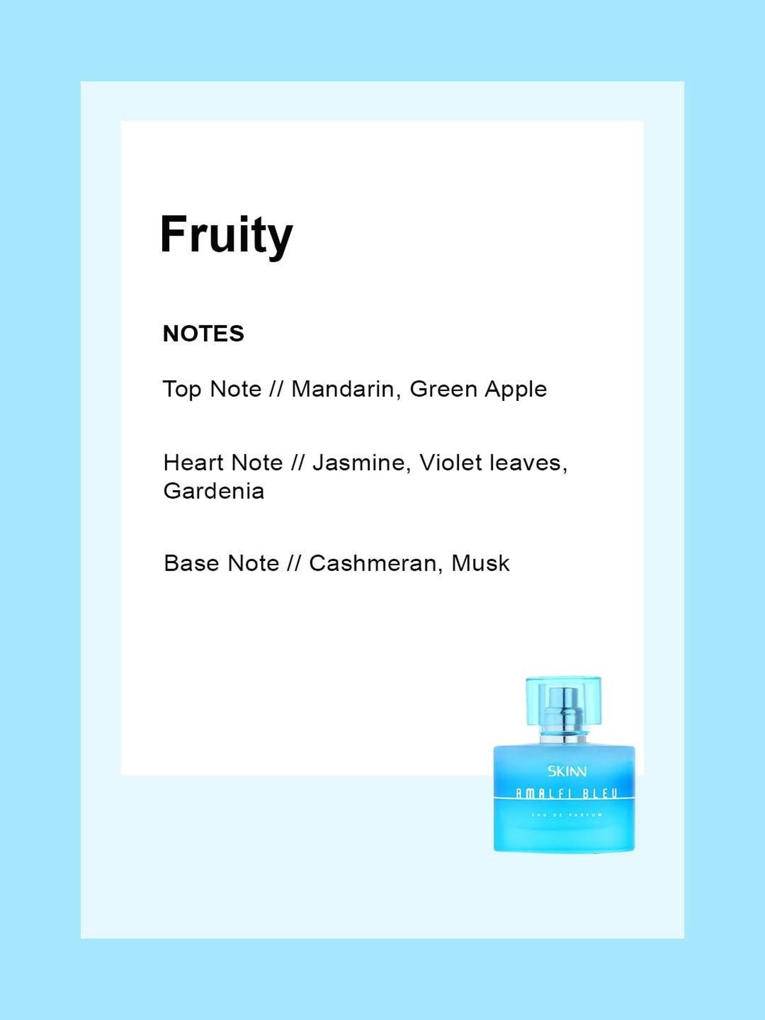 Skinn by Titan Amalfi Bleu Perfume - 30 ml