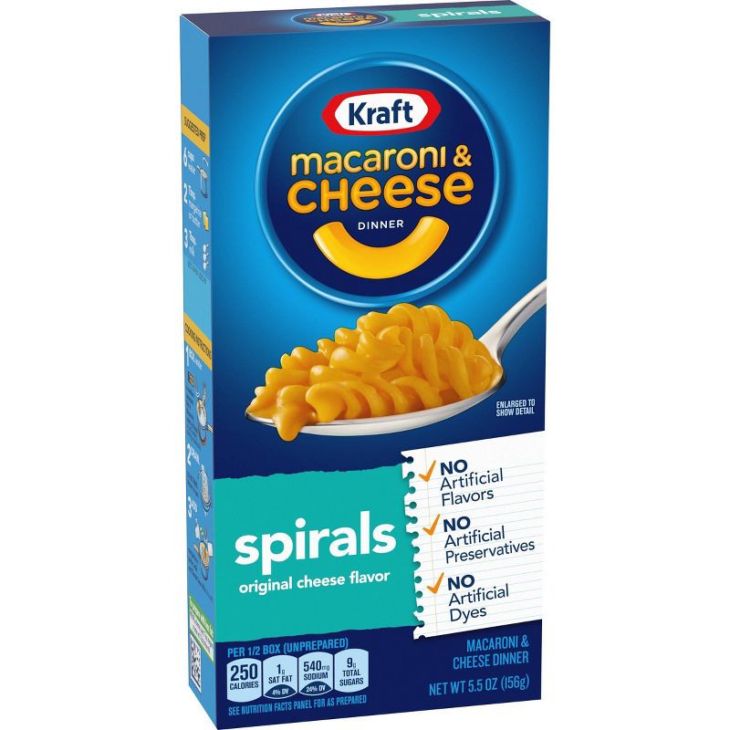 Kraft Spirals Macaroni & Cheese Dinner 5.5oz