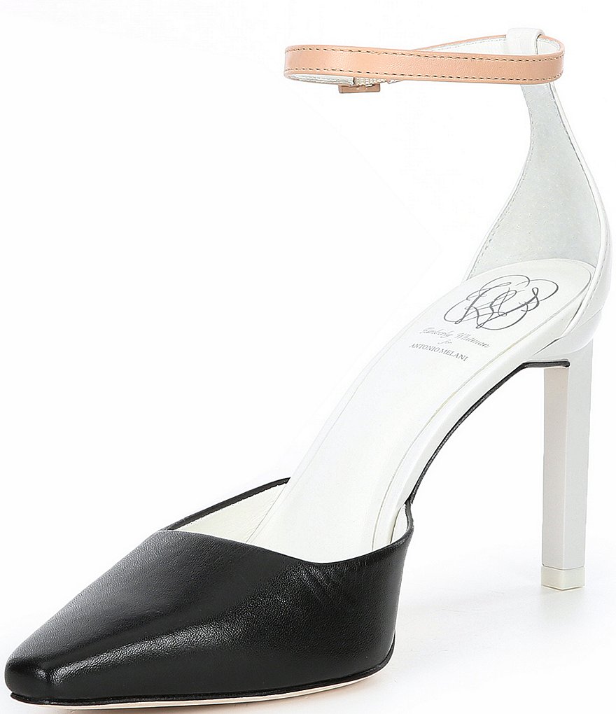 Antonio Melani x Kimberly Whitman Hydrangea Leather Pumps
