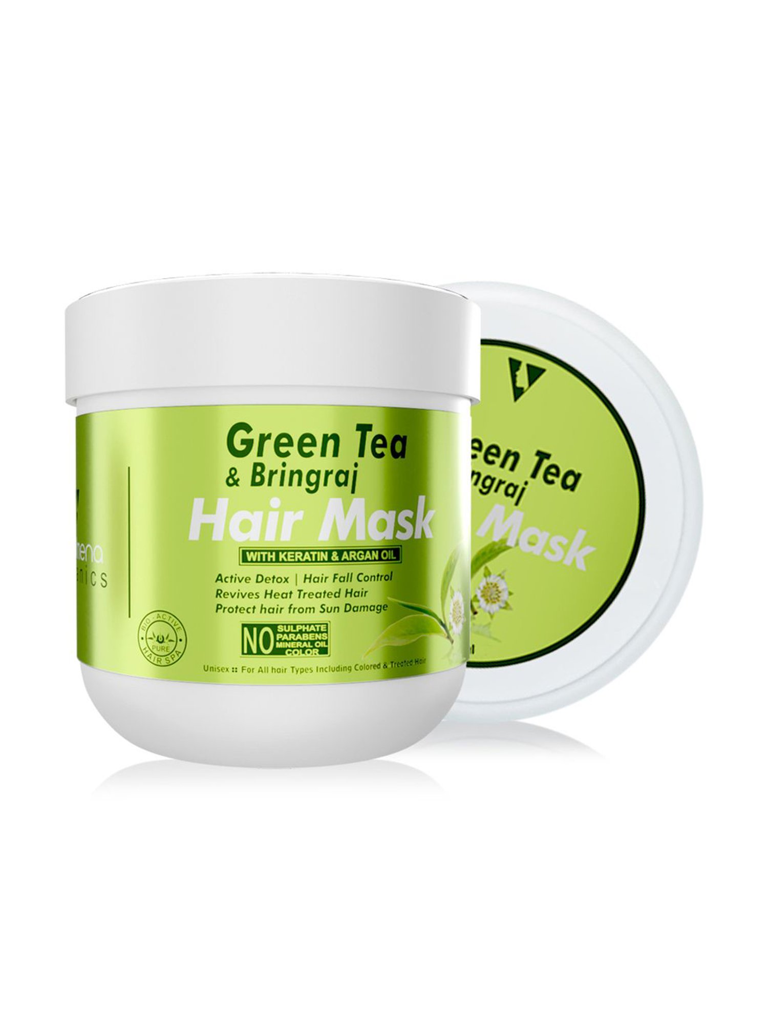 Volamena Green Tea & Bhringraj Hair Mask - 200 ml