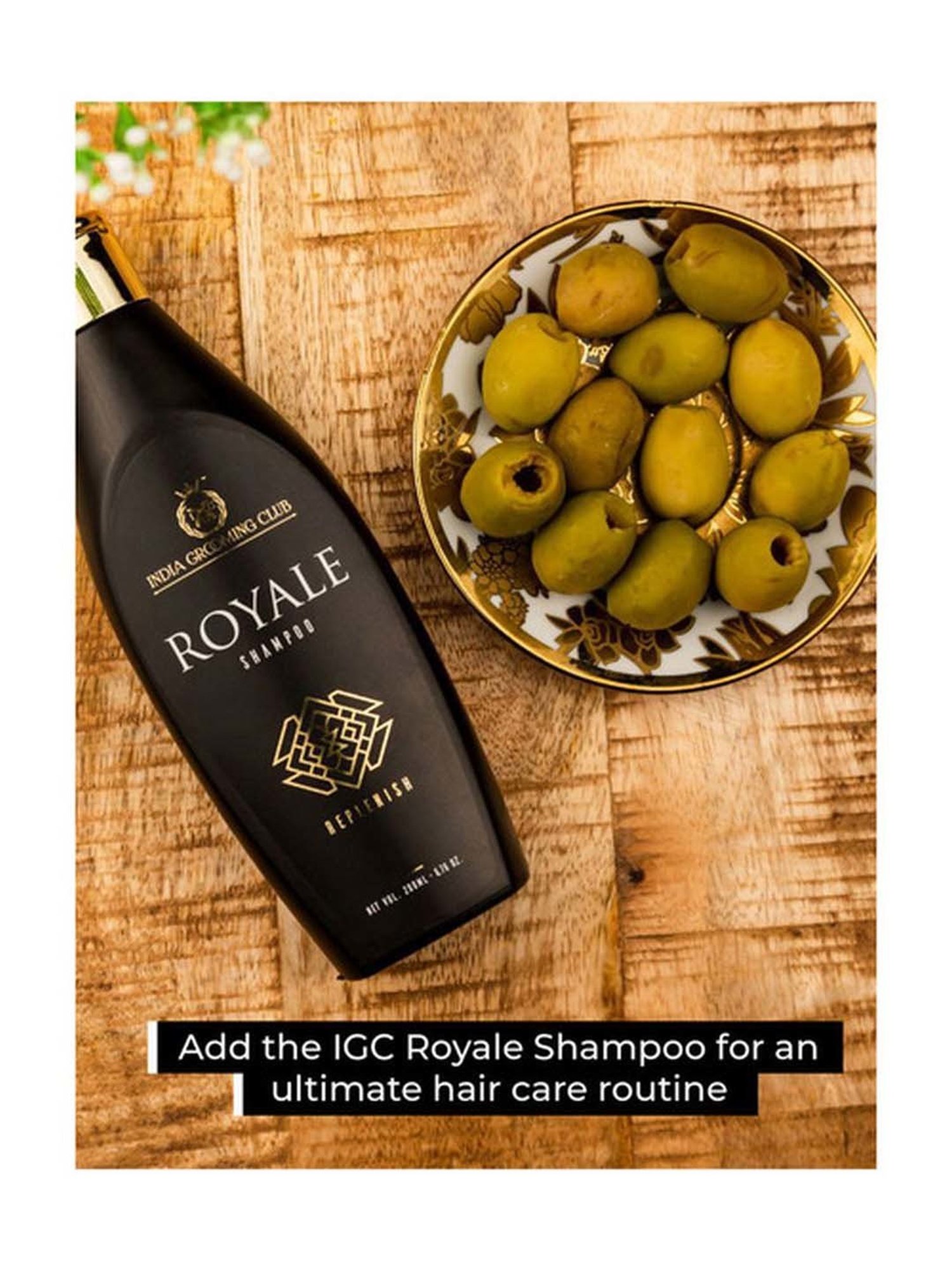 India Grooming Club Royale Anti-Hairfall & Conditioning Shampoo - 200 ml